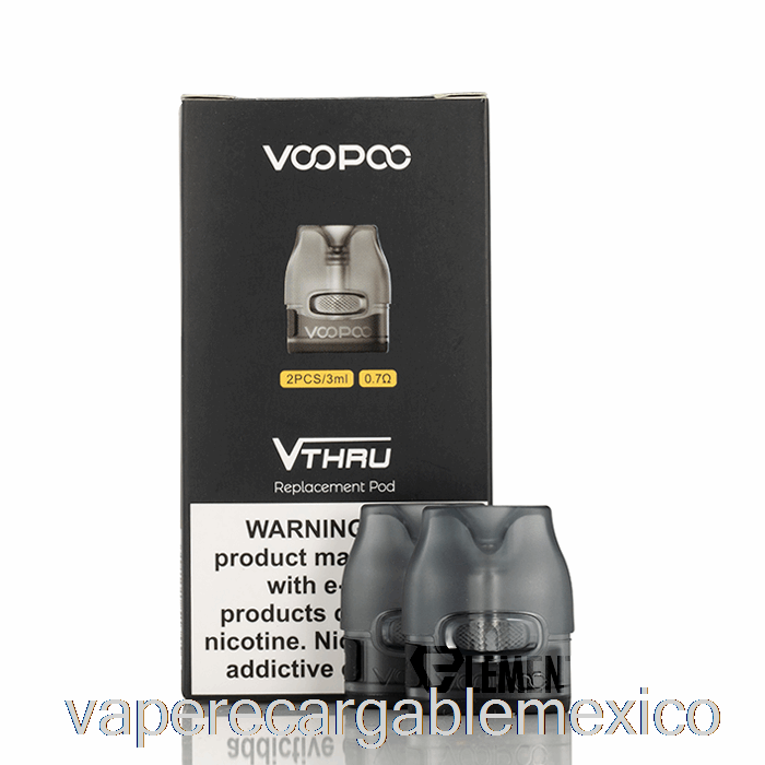 Vape Recargable Voopoo V.thru Pro Cápsulas De Repuesto Vaina De Bobina De Malla De 0.7ohm
